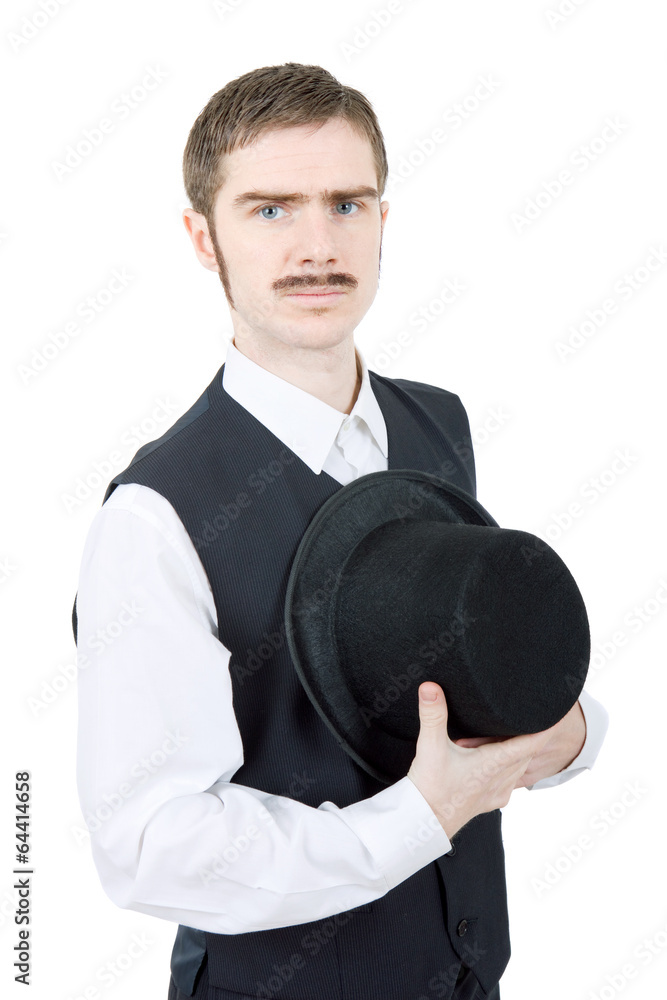 Naklejka premium vintage groom