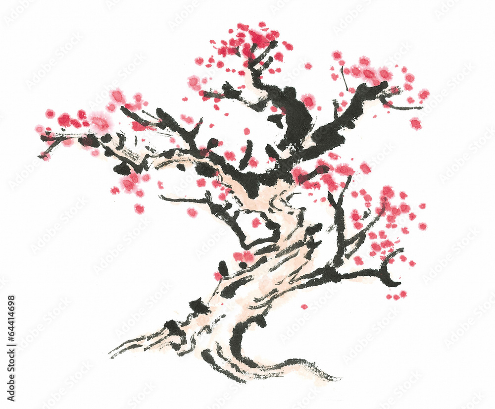 Naklejka premium 아름다운 산수화