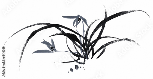 사군자 수묵화