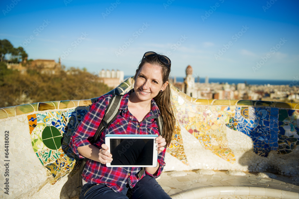 Obraz premium Woman tourist