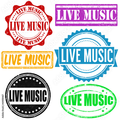 Live music stamp
