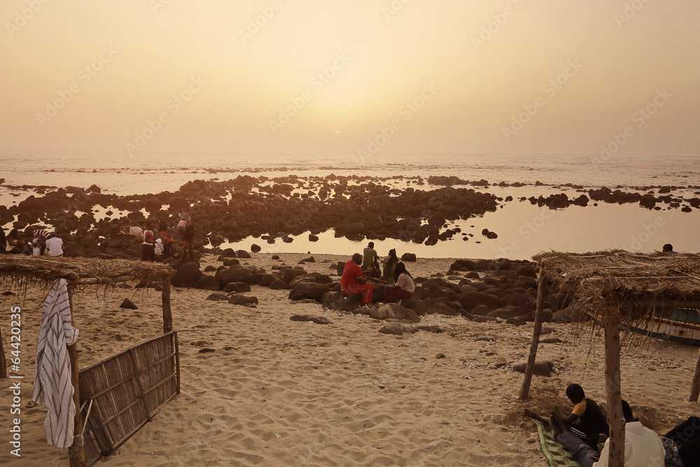 Obraz premium paysage de la pointe des Almadies (Dakar)