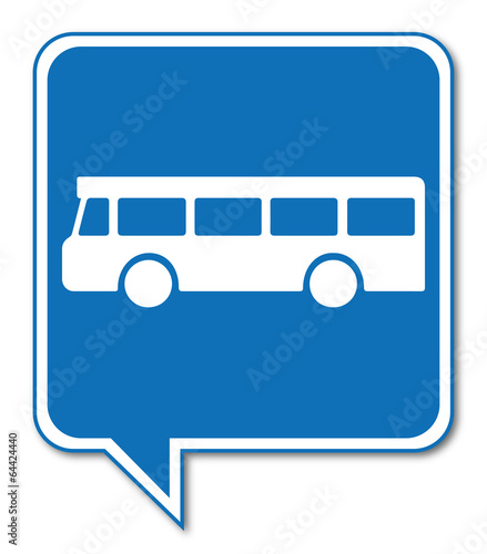 Logo bus, car, autocar.