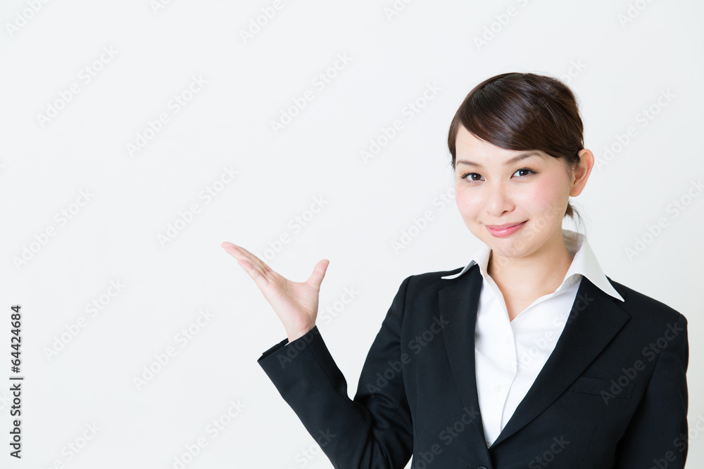 asian businesswoman on white background asian businesswoman on white background