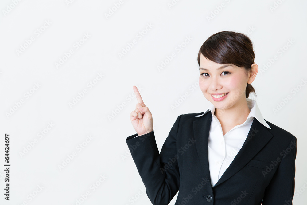 asian businesswoman on white background asian businesswoman on white background