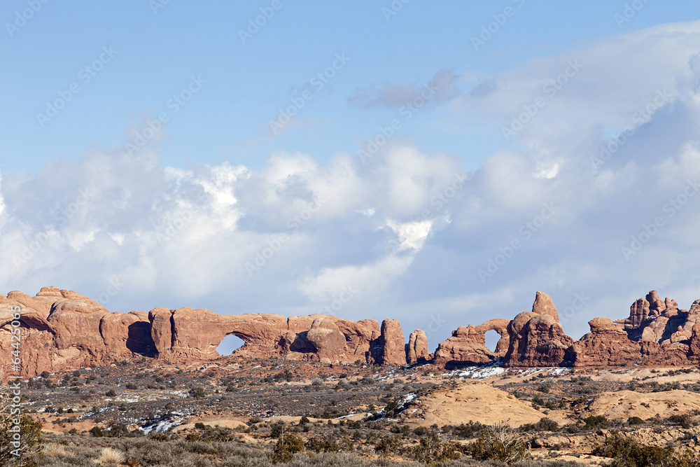 Windows at Arches National Park in Moab, Utah