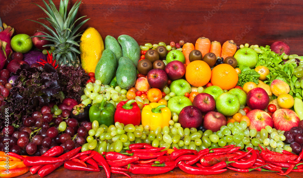 Fruits and Vegetables Still life Art Design Fruits and Vegetables Still life Art Design