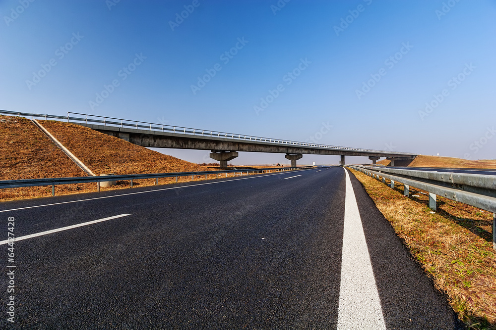 Naklejka premium Asphalt road