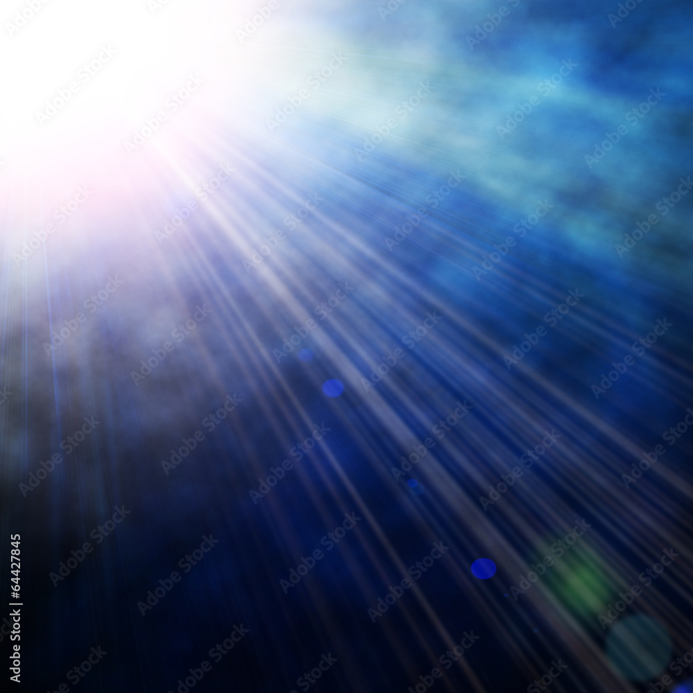 Obraz premium illustration of blue spotlight