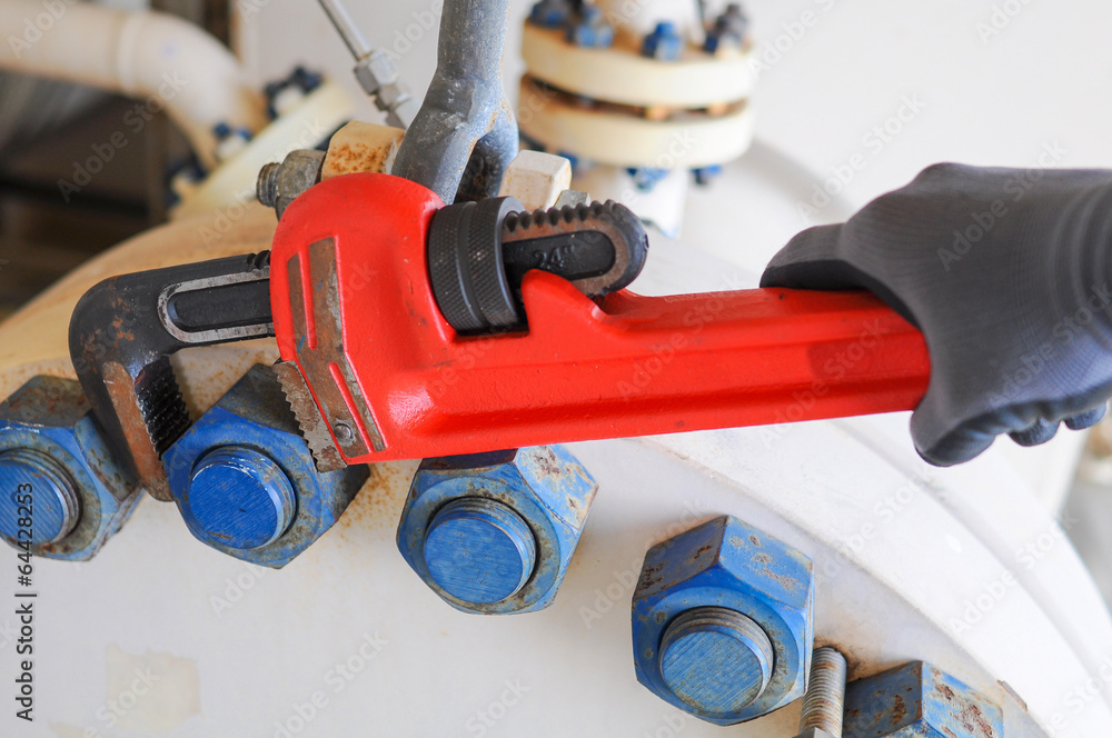 Pipe wrench or plier wrench Pipe wrench or plier wrench
