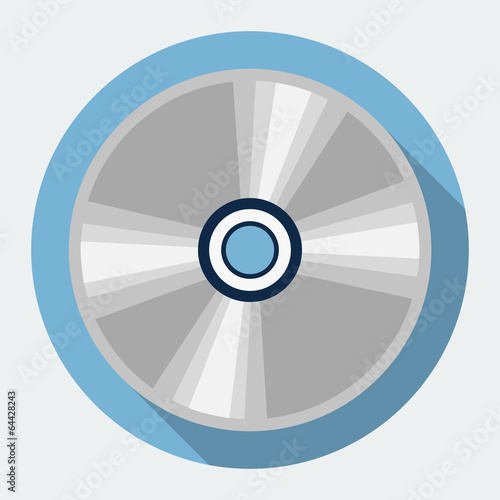 Vector cd icon