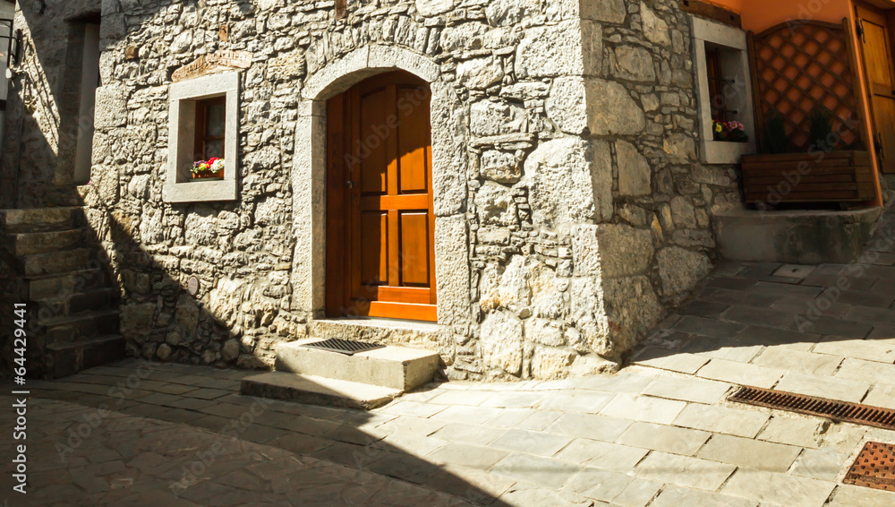 Fototapeta premium alley in the village