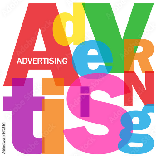 ADVERTISING Letter Collage (marketing publicity products prices)