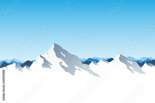 Winter mountains wallpaper
