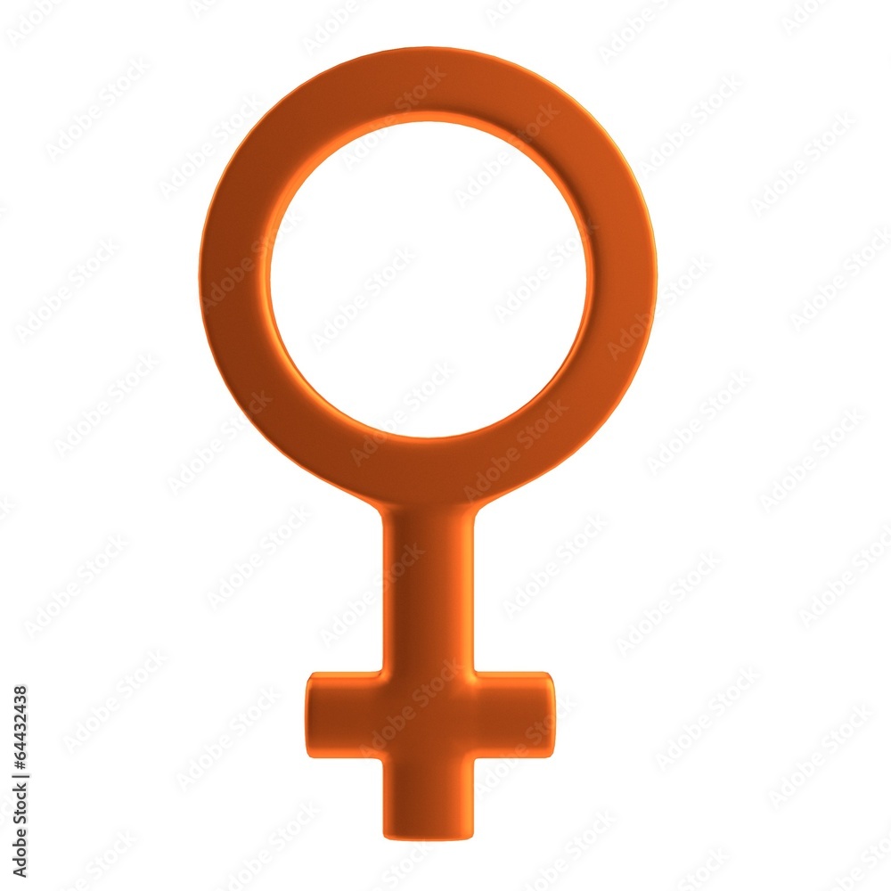 realistic 3d render of female sign realistic 3d render of female sign
