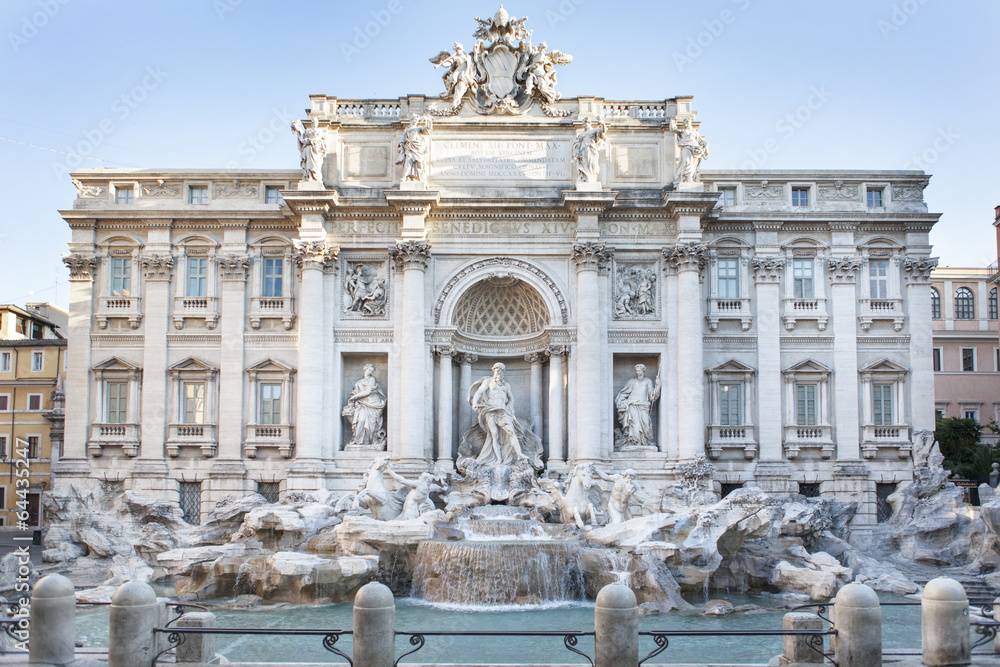 fontana dei trevi, rome, italia