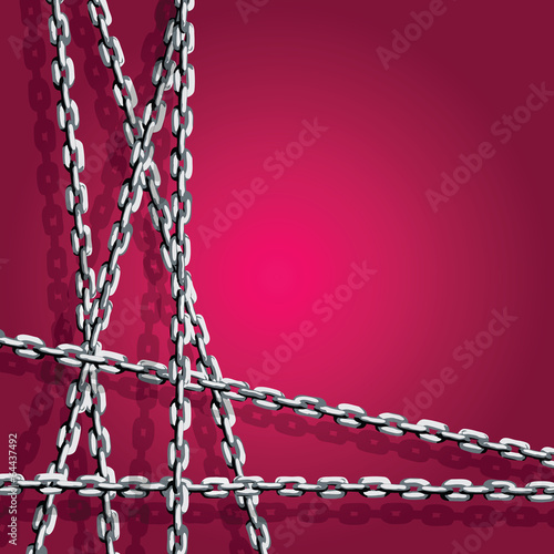 illustration of chain and padlock
