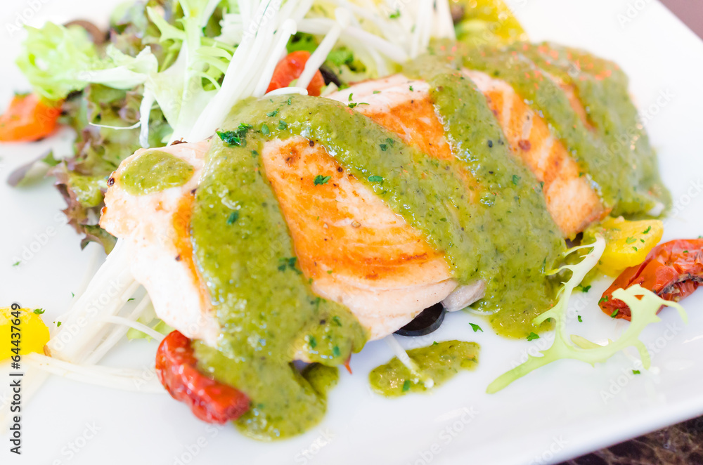 Grill salmon Grill salmon