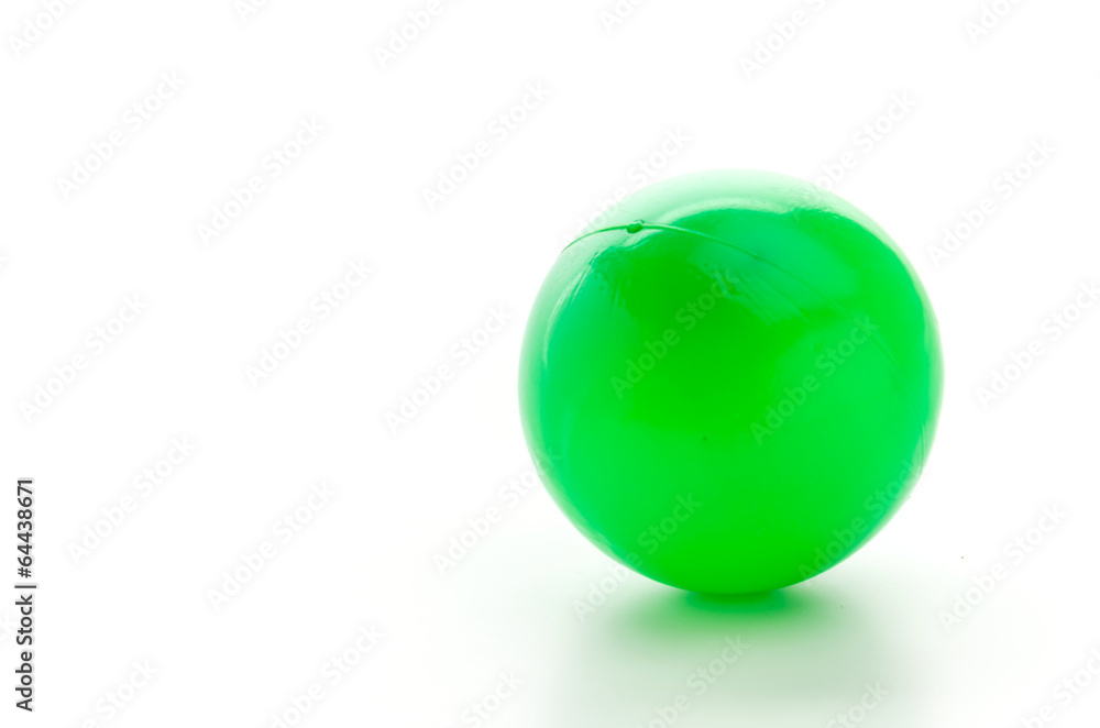 Color ball isolated white background Color ball isolated white background