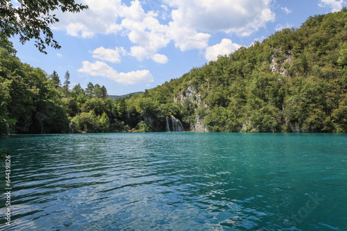 Beautiful scenery in Plitvice Lakes National Park, Croatia