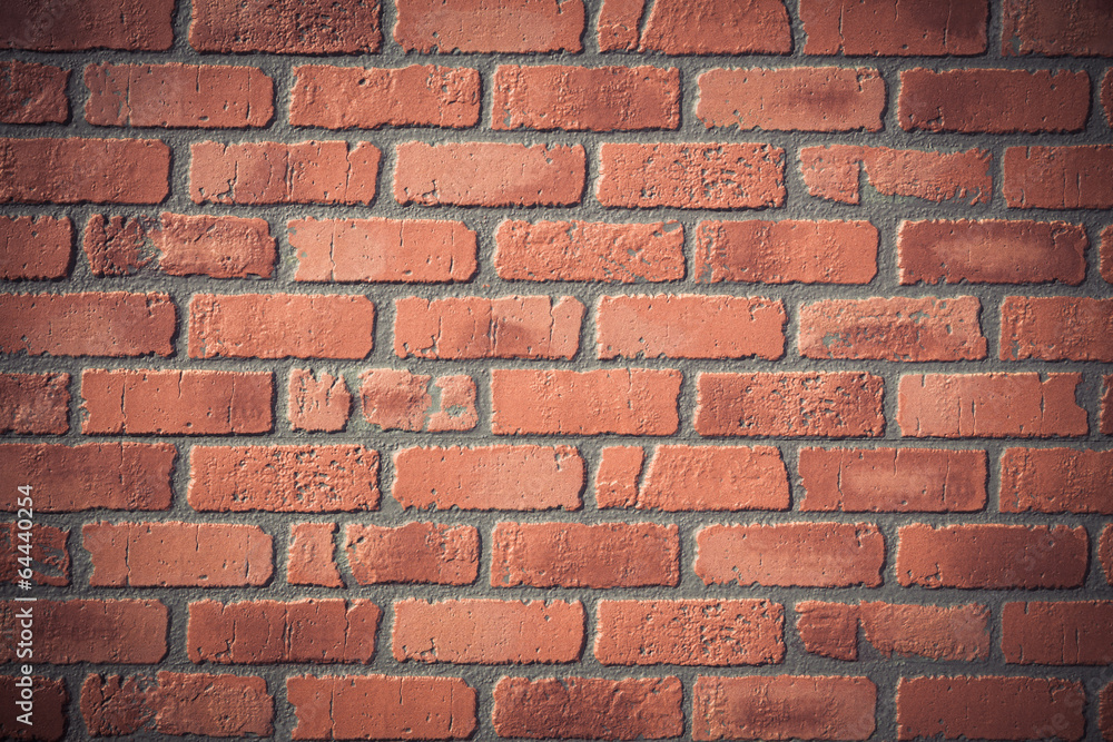 Obraz premium old red brick wall texture