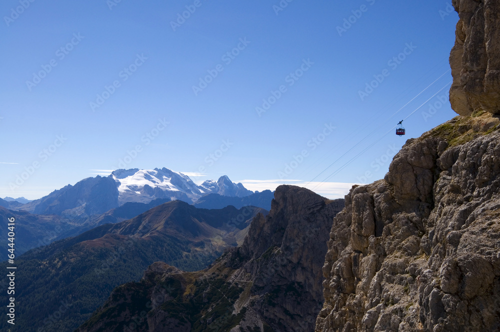 Obraz premium Marmolata - Dolomiten - Alpen