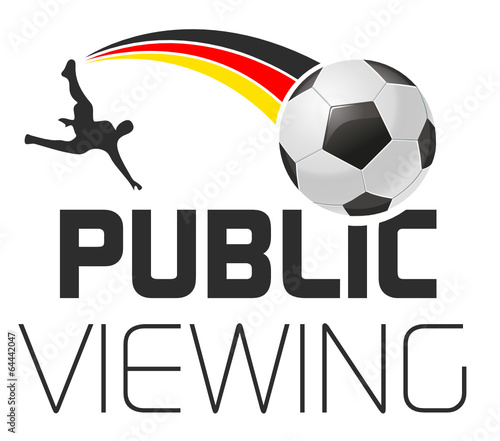 Public Viewing German Soccer