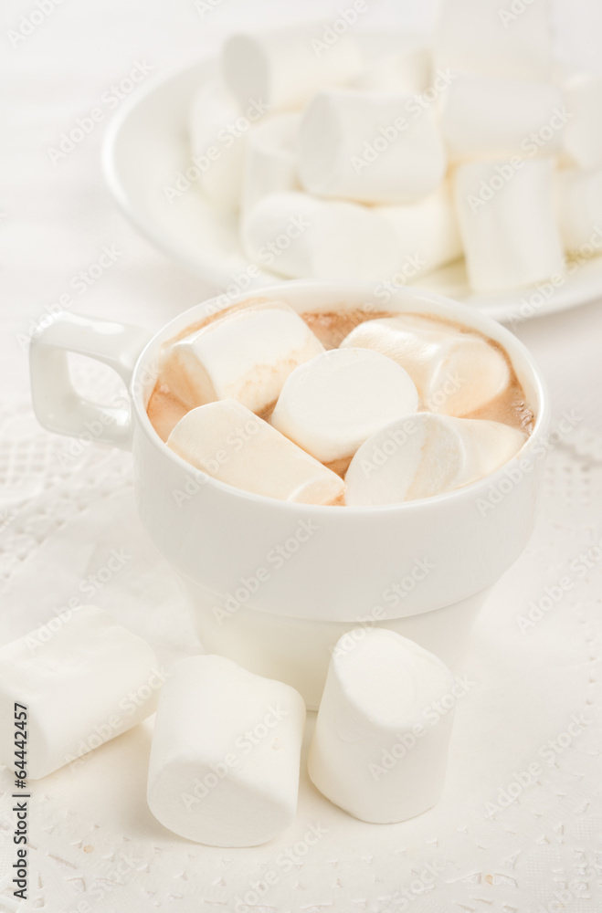 Cocoa with marshmallows Cocoa with marshmallows