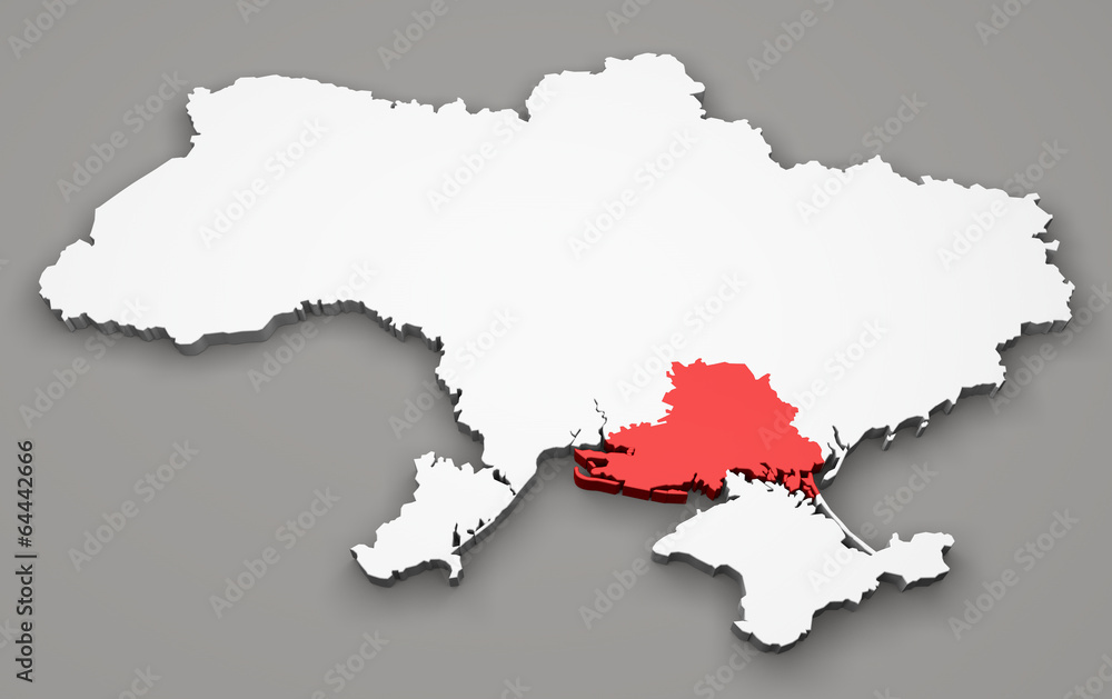 Mappa Ucraina, divisione regioni, kherson Mappa Ucraina, divisione regioni, kherson