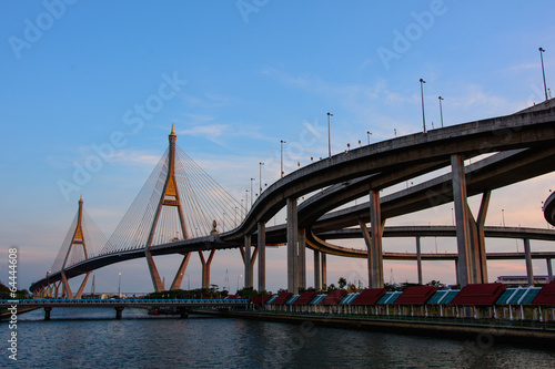 Bhumibol Bridge also casually call as Industrial Ring Road