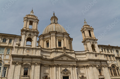 Saint Agnese in Agone in Piazza Navona  Rome  Italy