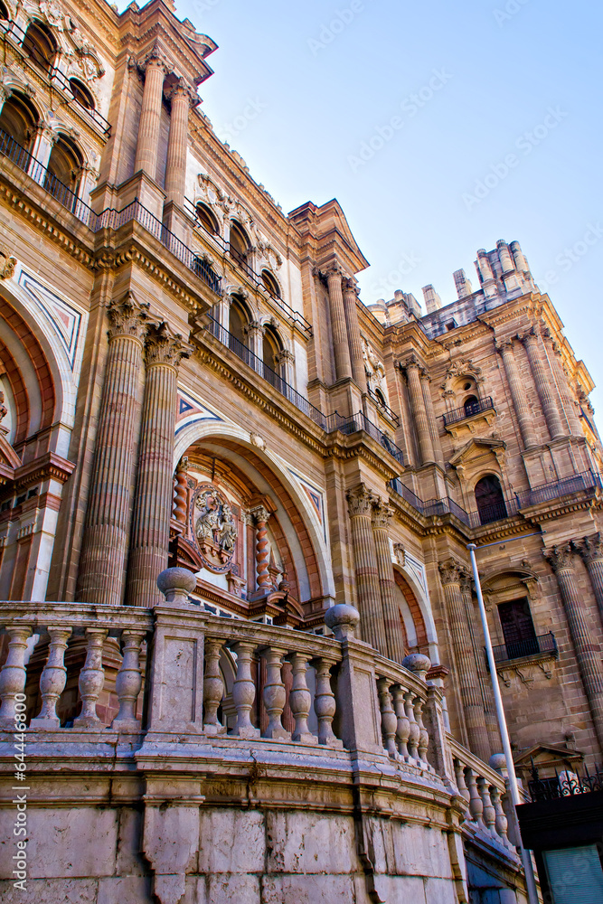 Entrance to the Cathedral in Malaga