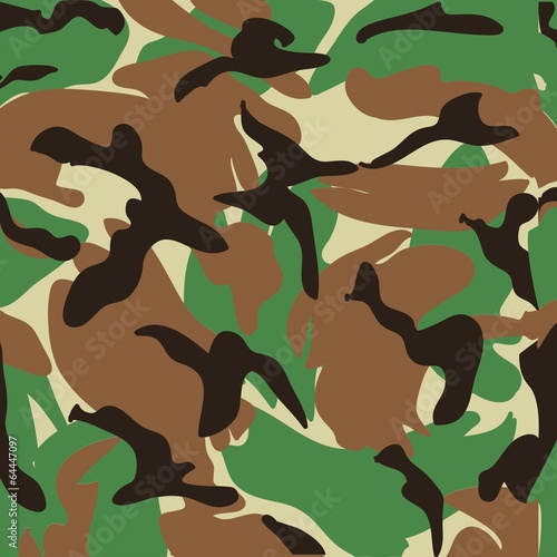 4 colored vector woodland pattern