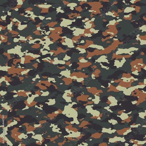 Flecktarn seamless vector camo pattern