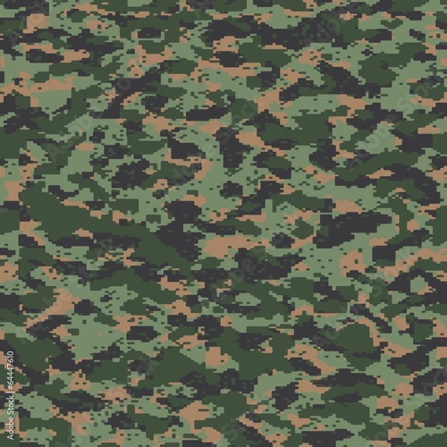 Wallpaper Mural Modern russian digital seamless vector camo Torontodigital.ca