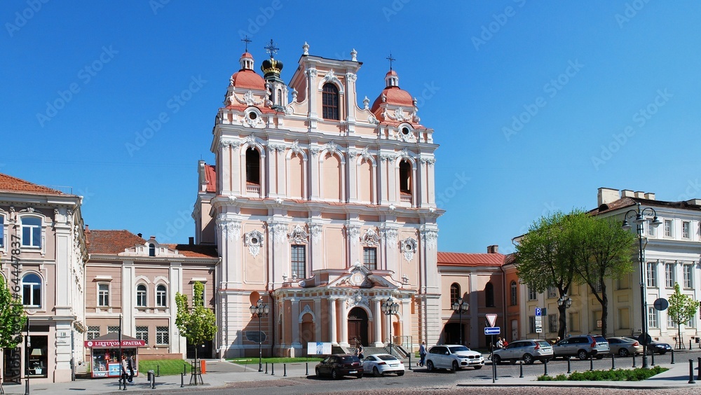 Church of St. Casimir in Vilnius - capital of Lithuania