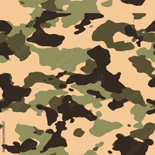 Vector jungle seamless camo