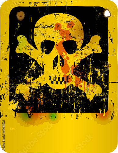 danger o. warning sign,free copy space, vector