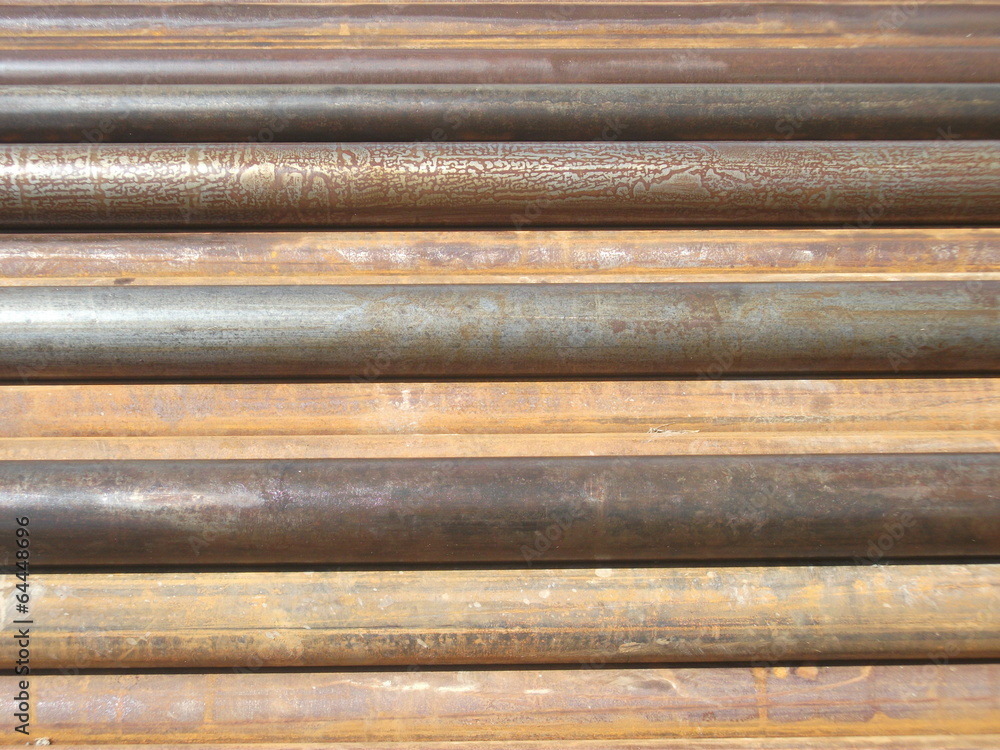 Obraz premium paslı demir boru