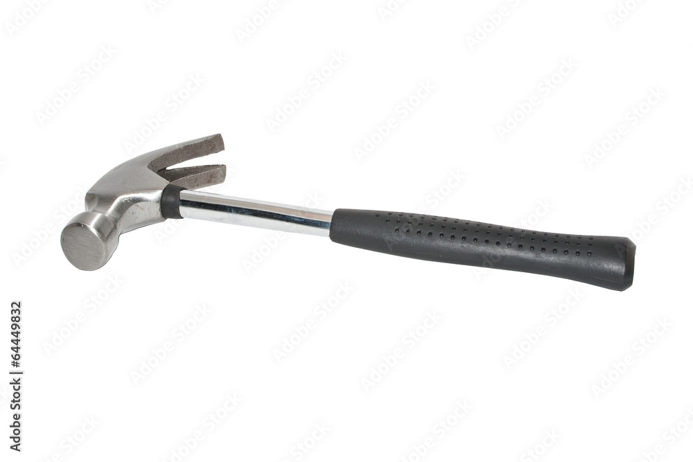 Tool hammer with black plastic handle Tool hammer with black plastic handle