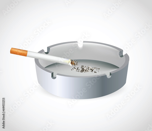 Cigarette in Ashtray