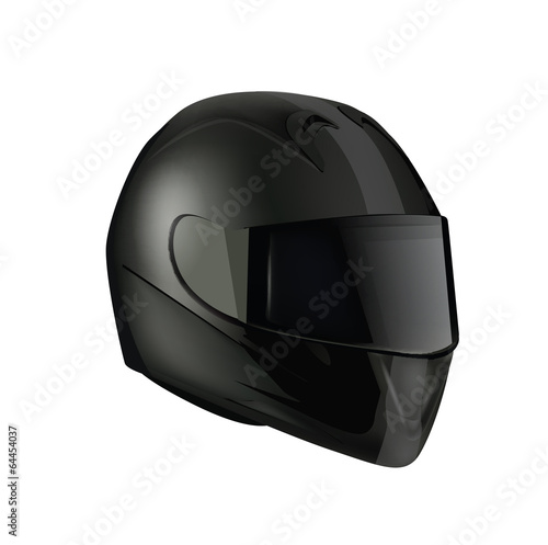 Realistic Detailed Motorcycle Helmet