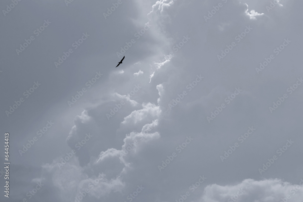 Fototapeta premium Licht bricht durch Wolken