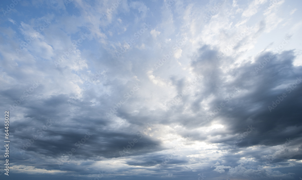 Clouds and sun