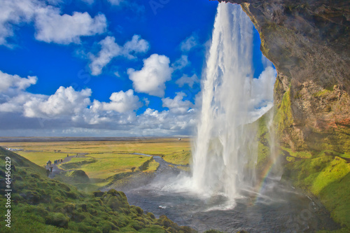 Fototapeta Naklejka Na Ścianę i Meble -  Seljalandsfoss --Beautiful Waterfall in Iceland