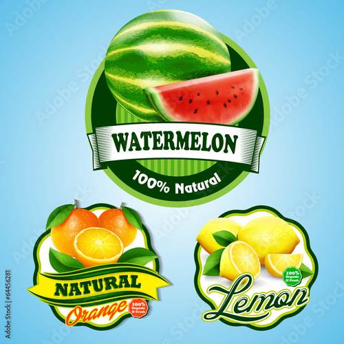 watermelon and lemon