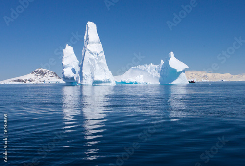 Beautiful reflection of Iceberg, Antarctica © Juancat