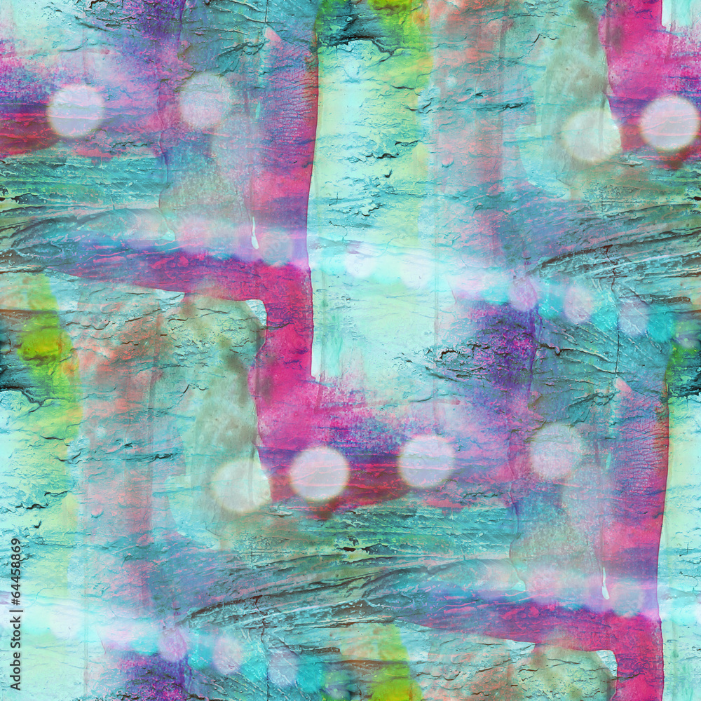 Fototapeta premium colorful pattern water texture green, purple paint abstract seam