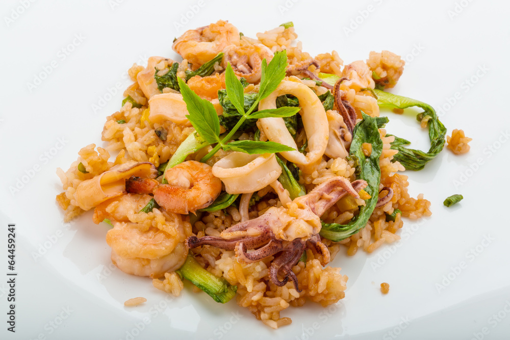 Rice with seafood Rice with seafood