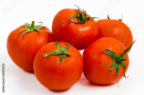 Tomatoes Isolated on White
